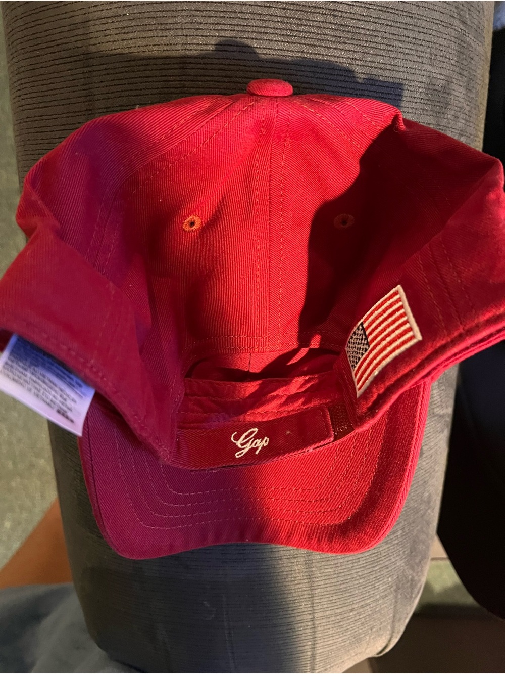 GAP Red Script Logo Baseball Cap - Picture 2 of 2
